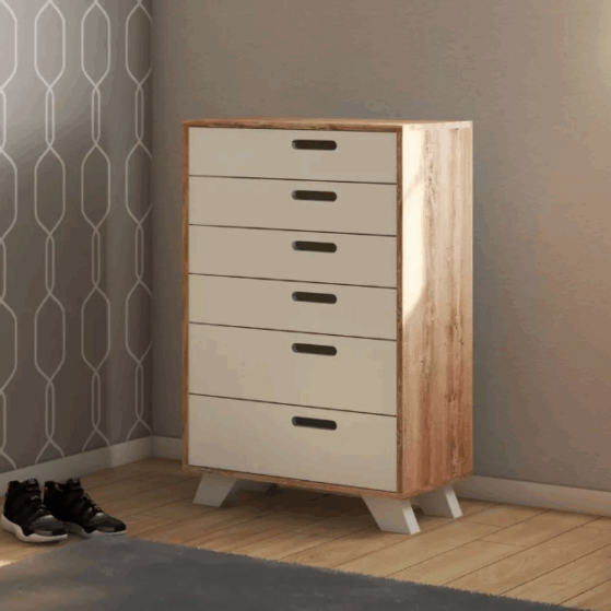 Chifonier de 6 cajones «NORDIC N35» - de La Esperanza