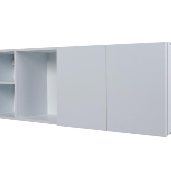 Alacena "Livorno", de 1,40 mt. Con 2 puertas (Color Blanco Norte), De Ricchezze.