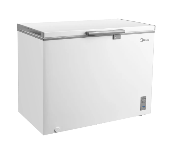 Freezer horizontal Inverter 285Ls. Modelo "MDRC411FZE01", de MIDEA.