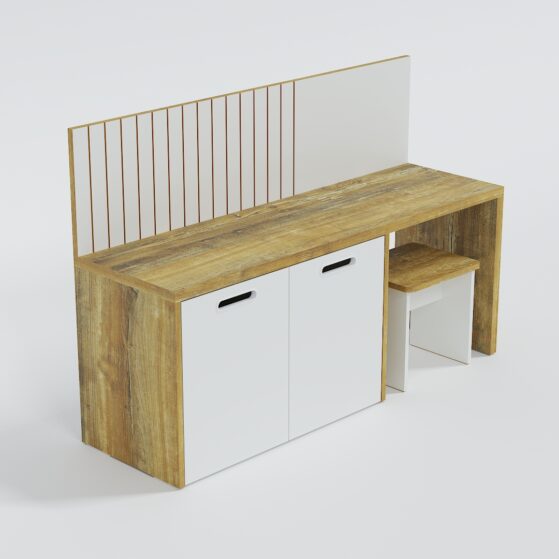 Escritorio juguetero "N145" Playdesk. Línea Nordic, de La Esperanza.