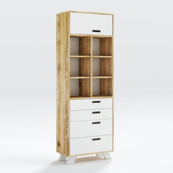 Modulo «NORDIC 070» 4 cajones, estantes y puerta - Cod. N30 - de La Esperanza
