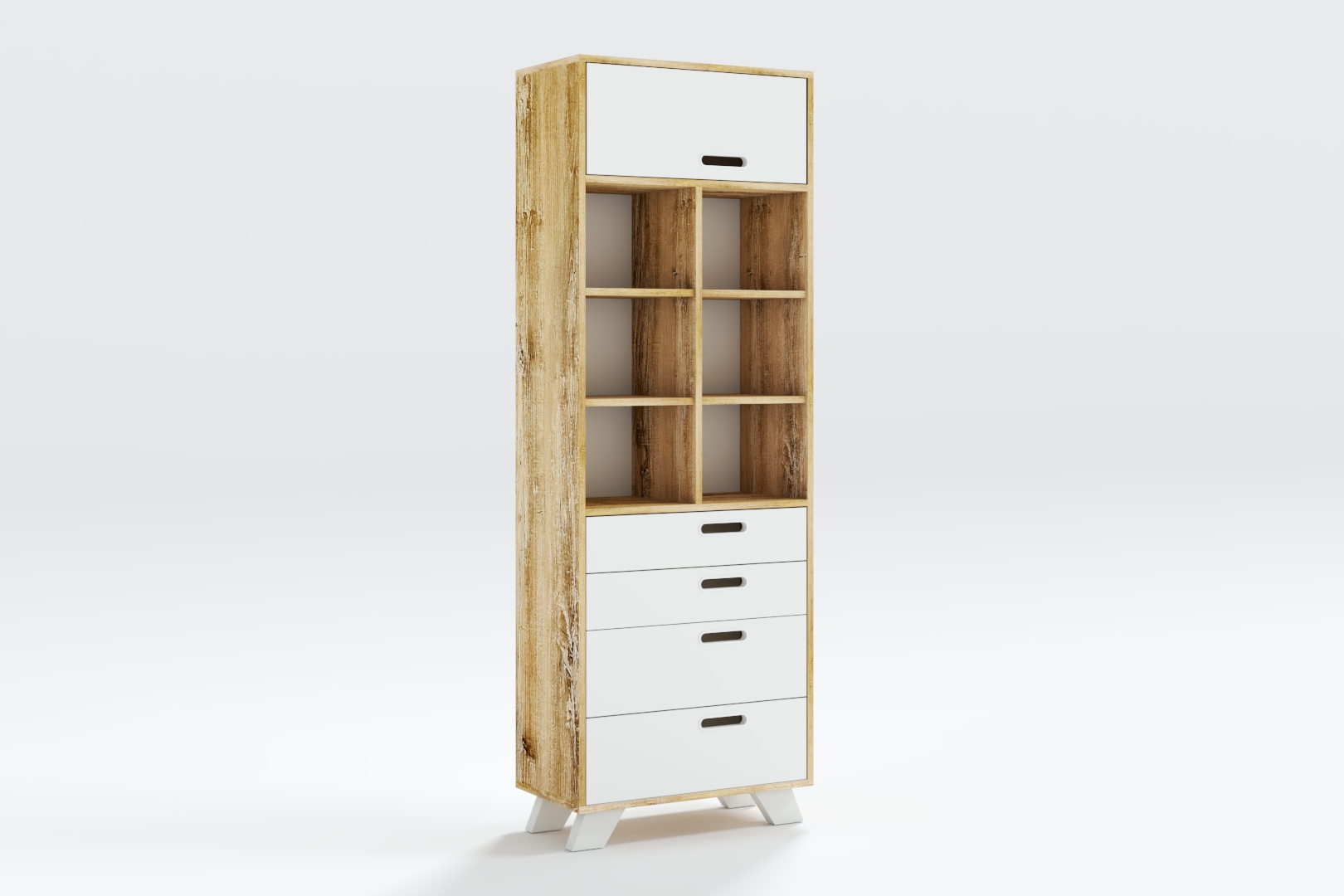 Modulo «NORDIC 070» 4 cajones, estantes y puerta - Cod. N30 - de La Esperanza