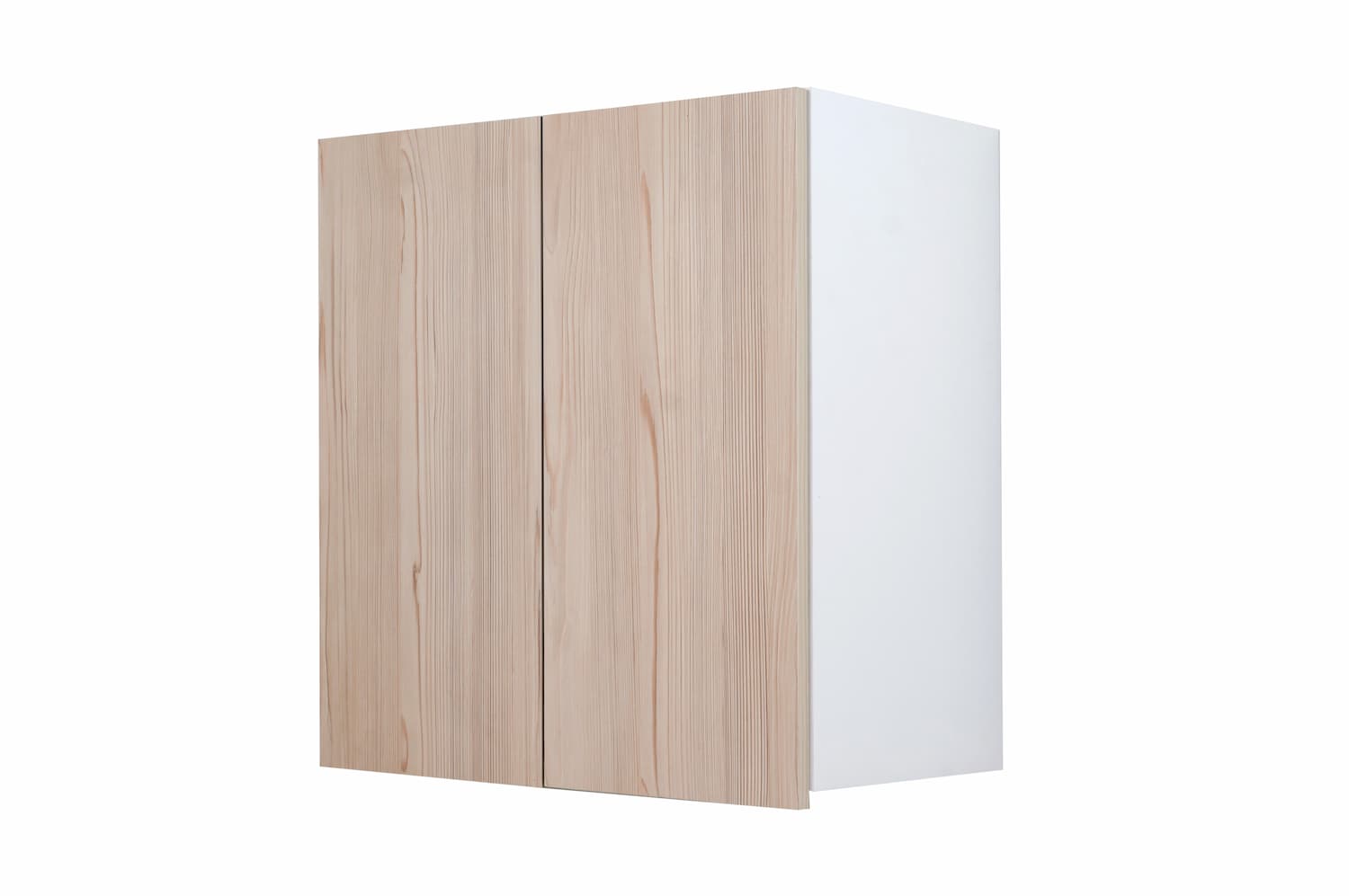 Alacena "Potenza", módulo de 60 cm blanco con frente Champagne. De Ricchezze.