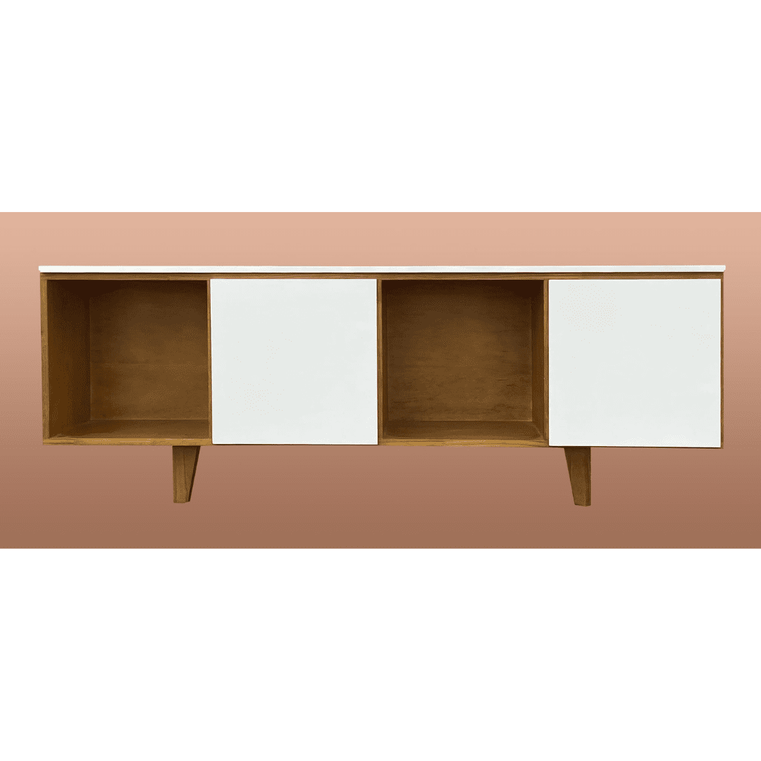 Rack TV «NORDIA» de 160cm en pino macizo - de Mobilia - Imagen 2