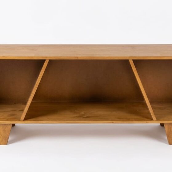 Rack TV «COPENHAGUE» de 160cm en pino macizo - de Mobilia
