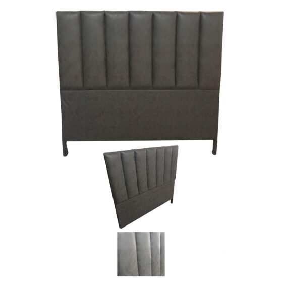 Respaldo 140 cm "Canelón" 2 plazas. de Lino Deco